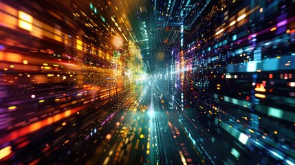 Fototapeta premium LCD monitor digital. Generative AI