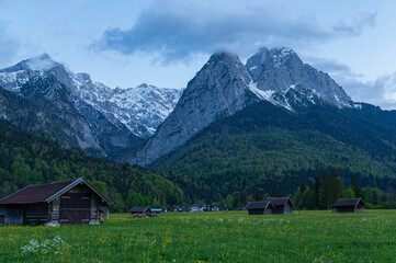 Berglandschaft Alpen  Garmisch-Partenkirchen