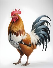 Fototapeta premium rooster in the farm