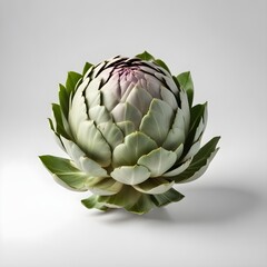 Obraz premium artichoke on a green background