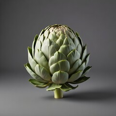 Fototapeta premium artichoke on a green background