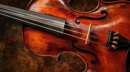 Fototapeta premium Violin Concert Hall Melody. Generative AI