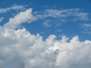 Obraz premium blue sky with clouds