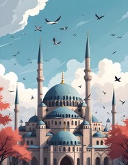 blue mosque city