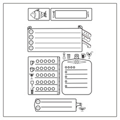 Feedback sheet on isolated background
