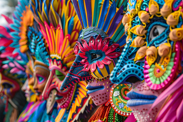 Obraz premium The Oaxaca International Festival of Culture and Arts (also known as Guelaguetza)