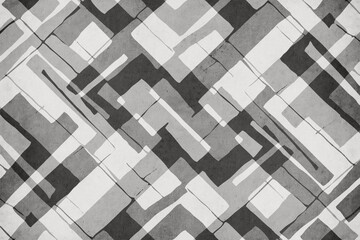 Abstract illustration in vintage style. For use in graphics, for wall decor.