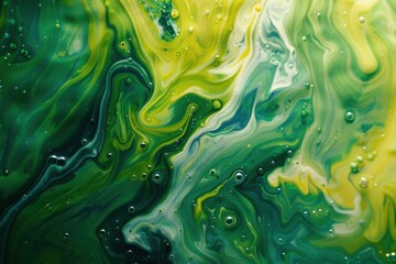 Green liquid design background with abstract patterns for wallpaper or graphic design inspiration