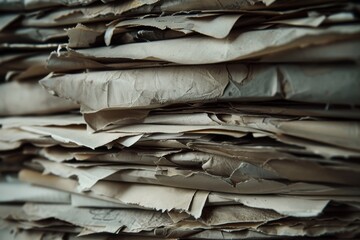 Fototapeta premium Pile of document files