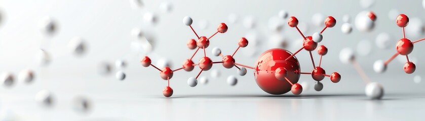 Diagram of interatomic forces in a crystalline solid