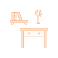 Table  concept vector icon