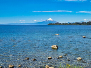 Llanquihue Lake at Osorno Volcano, Puerto Varas, Chile