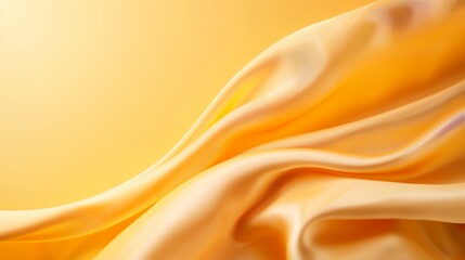 Fototapeta premium A tight shot of a sun-yellow fabric, background featuring a hazy sun image, foreground showcasing a faint yellow cloth impression