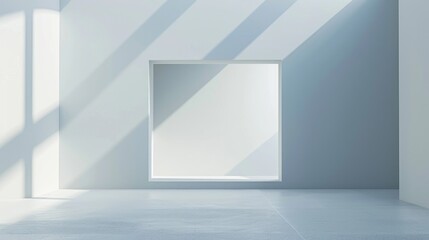 Empty space concept in paper theme presentation