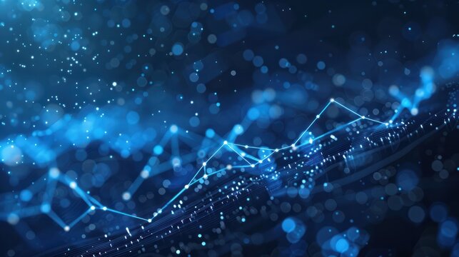 Building a Legacy: A Line Graph Represents Long-Term Financial Security for Generations, generative AI