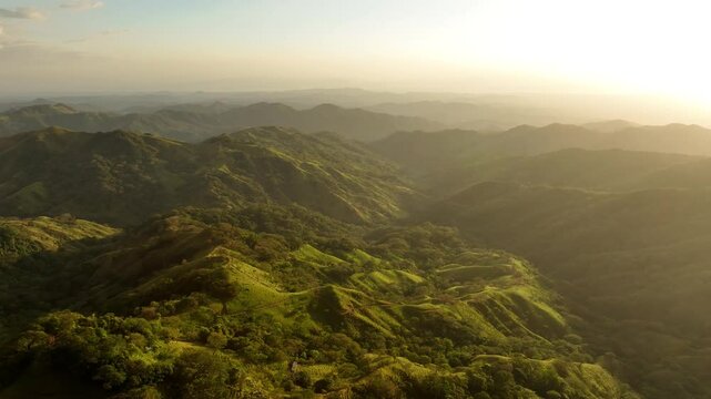 View of landscape near Monte Verde, Guanacaste Province, Costa Rica, Central America