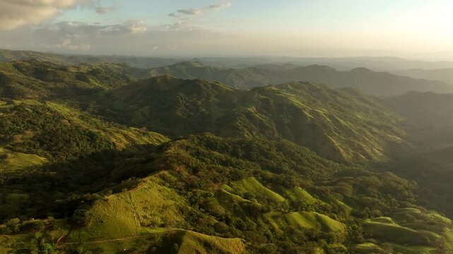 View of landscape near Monte Verde, Guanacaste Province, Costa Rica, Central America