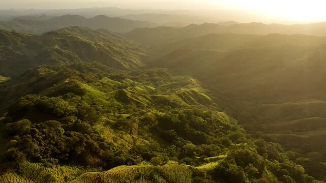 View of landscape near Monte Verde, Guanacaste Province, Costa Rica, Central America