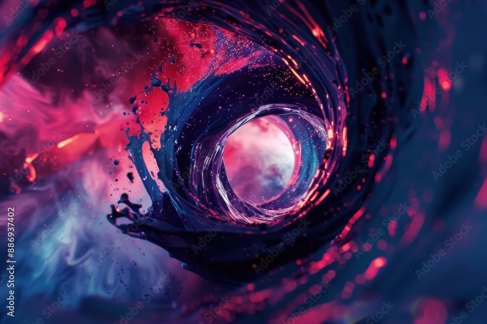 Poster Creating dynamic visuals using abstract animation techniques