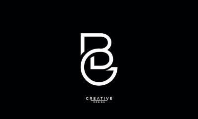 BG, GB, B, G, Abstract Logo Monogram