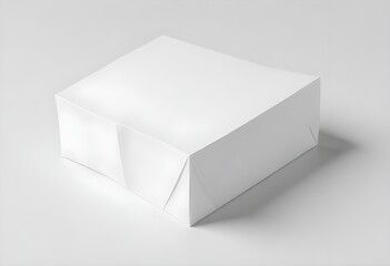 Fototapeta premium white box isolated on white