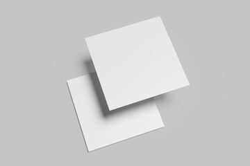 Square Blank Flyer Mockups
