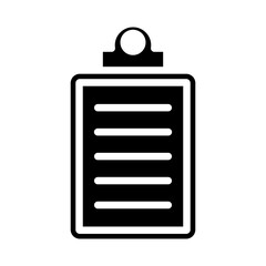 Clipboard Vector Glyph Icon Design