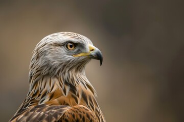 Yellow-billed Kite. Beautiful simple AI generated image in 4K, unique.