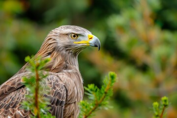 Obraz premium Yellow-billed Kite. Beautiful simple AI generated image in 4K, unique.