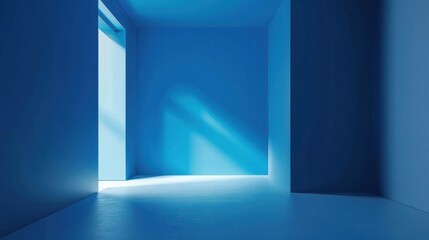 Fototapeta premium Blue Business Background