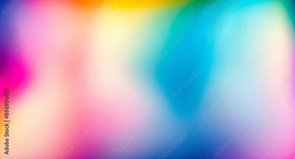 Poster abstract colorful background with smooth gradients and wavy patterns