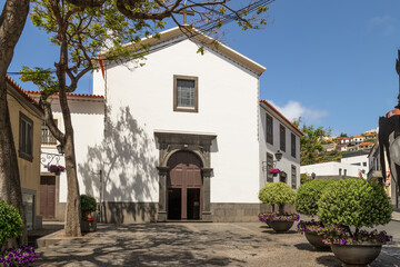 Parish Church of São Sebastião in the center of the town of Câmara de Lobos in Madeira.