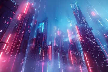 High-Tech Virtual Design of a Skyscraper in a Metropolitan Setting