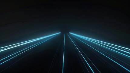 Glowing Lines in the Dark