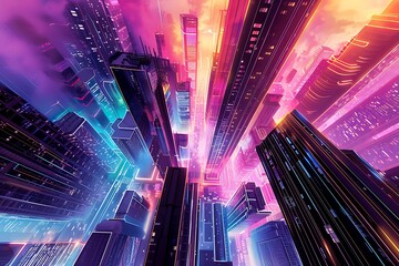 Innovative Skyscraper Featuring Advanced Virtual Architecture Design