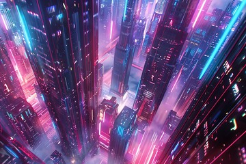 Modern High-Rise Building with Cutting-Edge Virtual Design Technology