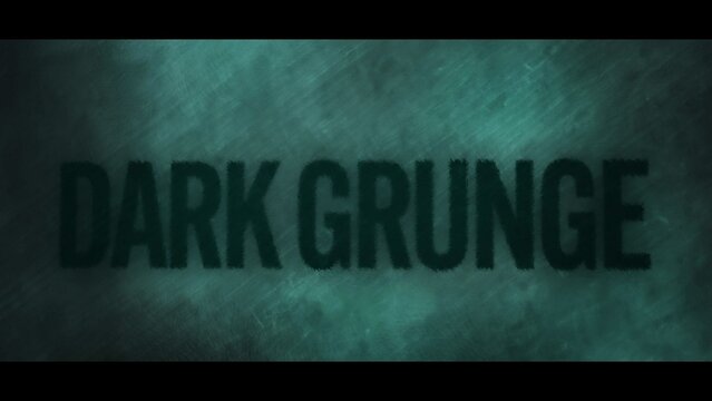 Horror Grunge Scary Title Text Intro
