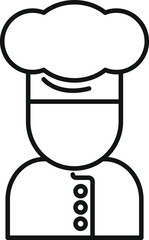 Professional chef is cooking in a professional kitchen, wearing a traditional uniform