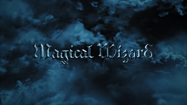 Magic Wizard Clouds Title Intro