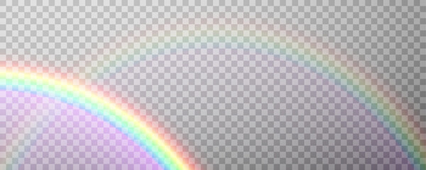 Rainbow icon, rainbow. Raindrops on transparent background. Realistic spectrum rainbow on a transparent background png.	
