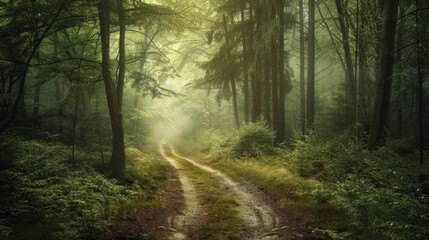 Obraz premium Enchanted Forest Path