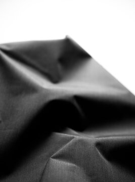 PFAS-free fabric arranged as a mountain landscape