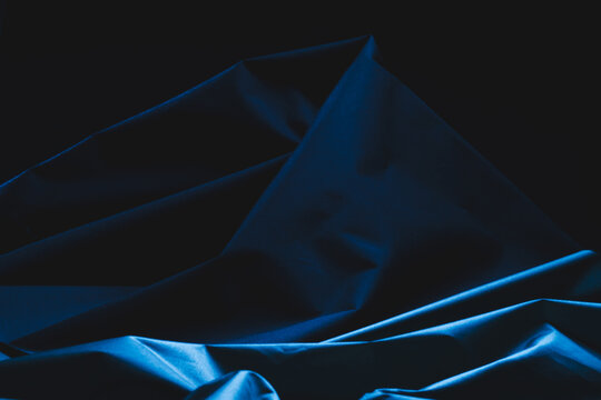 PFAS-free fabric arranged as a mountain landscape