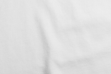 White wrinkled fabric cloth detailed textures. Abstract background
