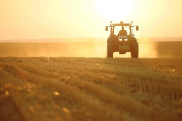 Obraz premium Corn Harvest - Photo Collage / Agriculture collage made of many different pictures about corn harvest. Beautiful simple AI generated image in 4K, unique.