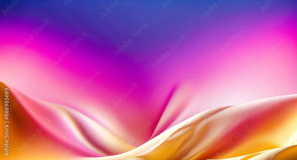 Poster abstract colorful gradient background with soft waves