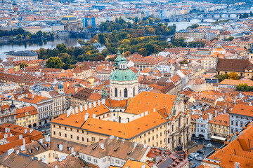 Obraz premium Prague, Czech Republic - Prague Royal Palace overlooking the city