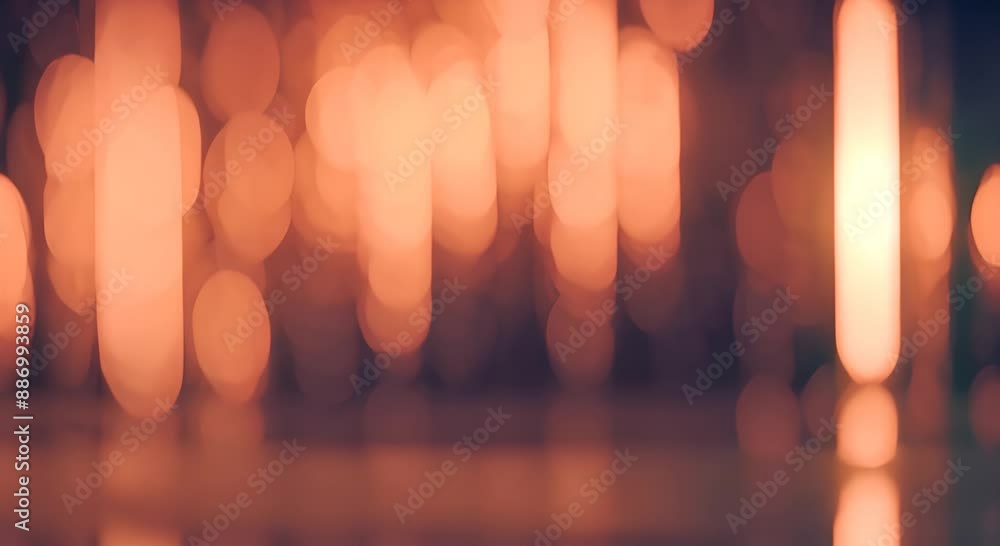 Poster bokeh abstract vertical animation background 4k animation