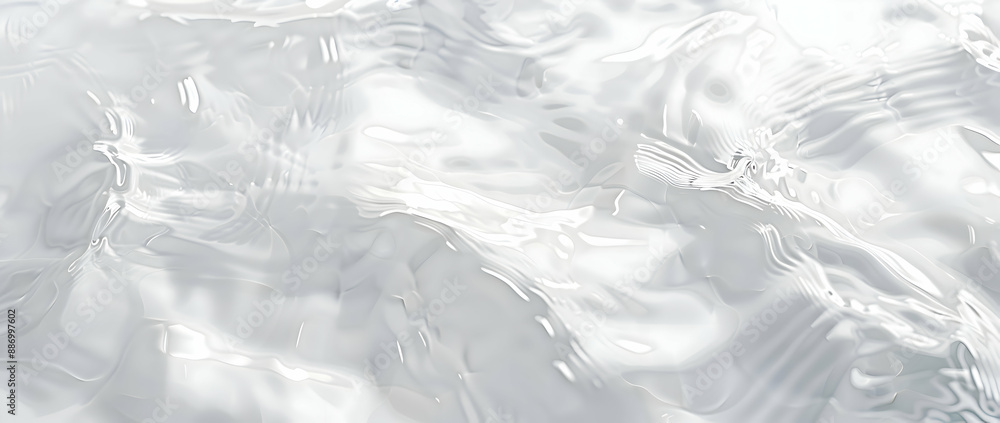 Poster high detailed close-up of blue water in the pool. side view. copy space.bokeh light ripple backgroun