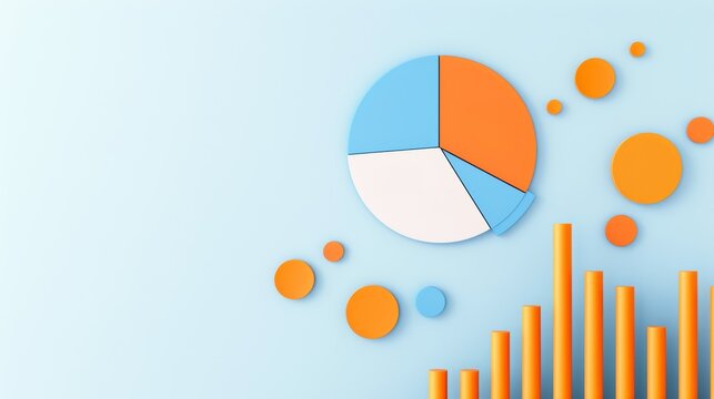 Scatter plot, analyzing economic data, flat design illustration, high-resolution photo, realistic photo, cinematography